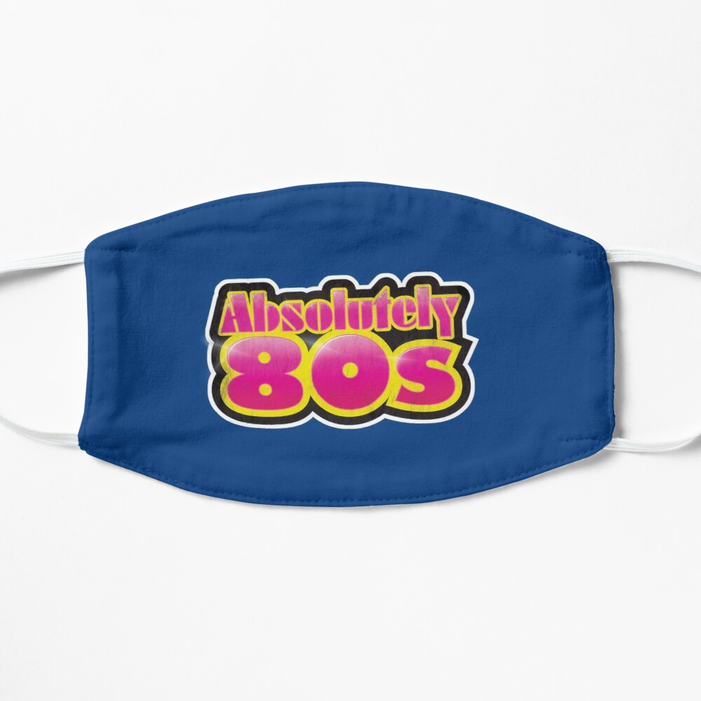 Absolutely 80s dark blue face mask