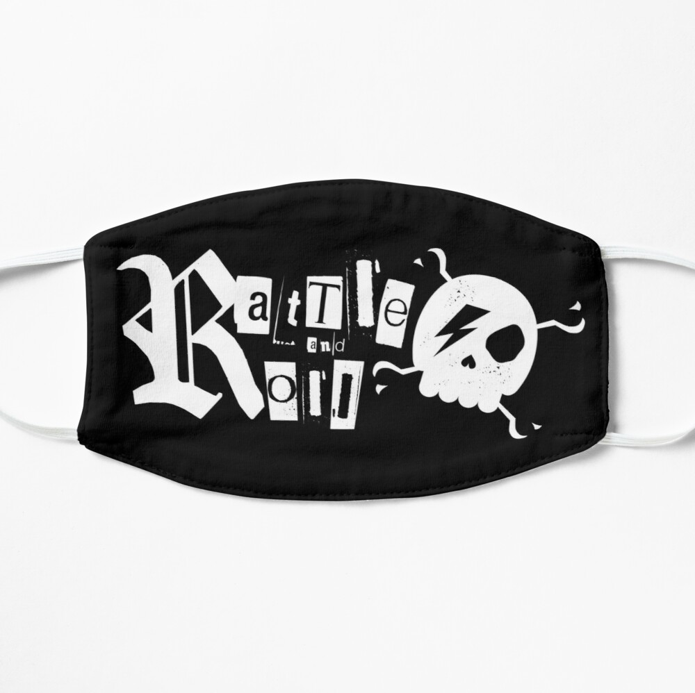 Rattle & Roll B&W face mask